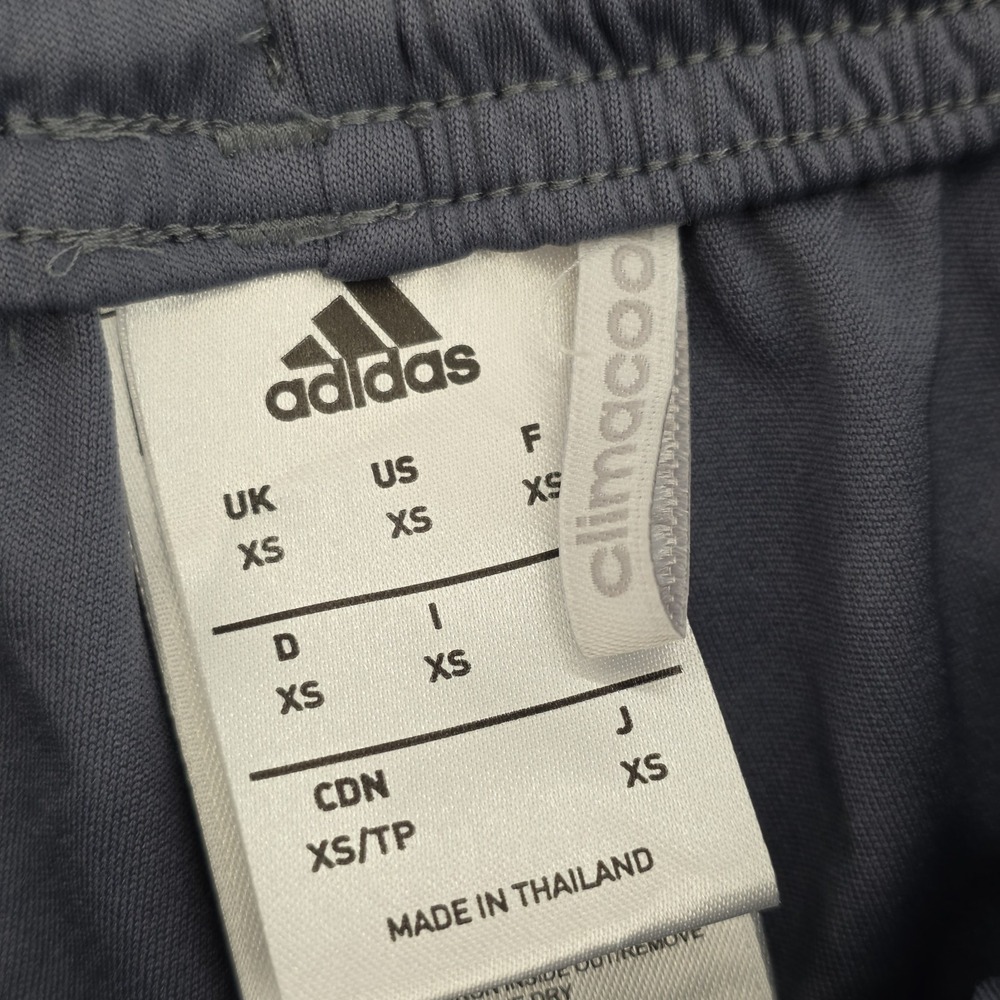 Adidas Climacool Men's Shorts Size XS Gray Yellow 3 Stripe Athletic Soccer Gym - Picture 2 of 7